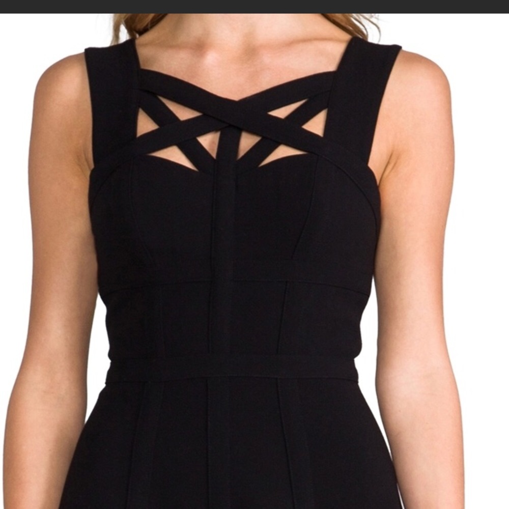 NWOT BCBG Black Gown